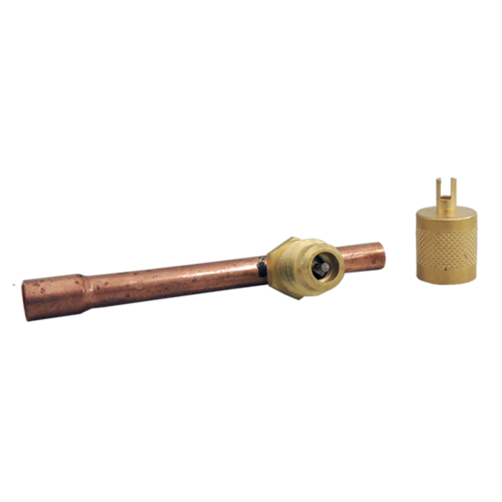 SF8420 TEE COPPER, 1/4" OD, SWAGED ONE SIDE X 1/4" MALE FLARE ON BRANCH - 2 EA
