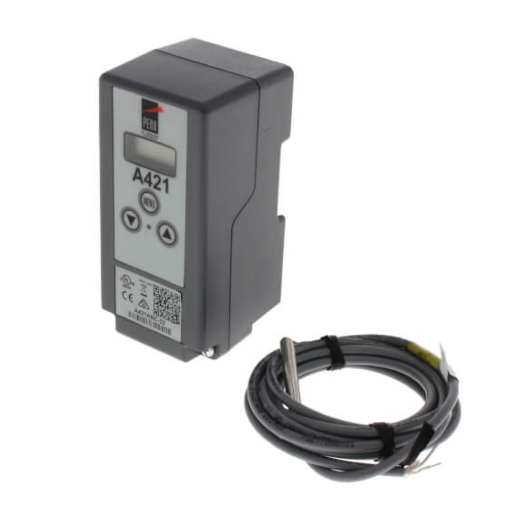 A421AEC-01C ELECTRONIC SINGLE STAGE, 120/240 VAC, 4X, SPDT, 9" Temp.Sensor