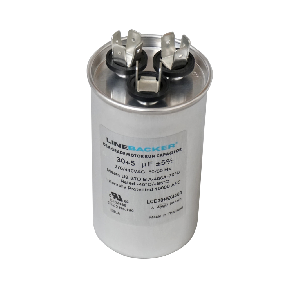 LCD30+5X440R LB ROUND DUAL RUN CAPACITOR