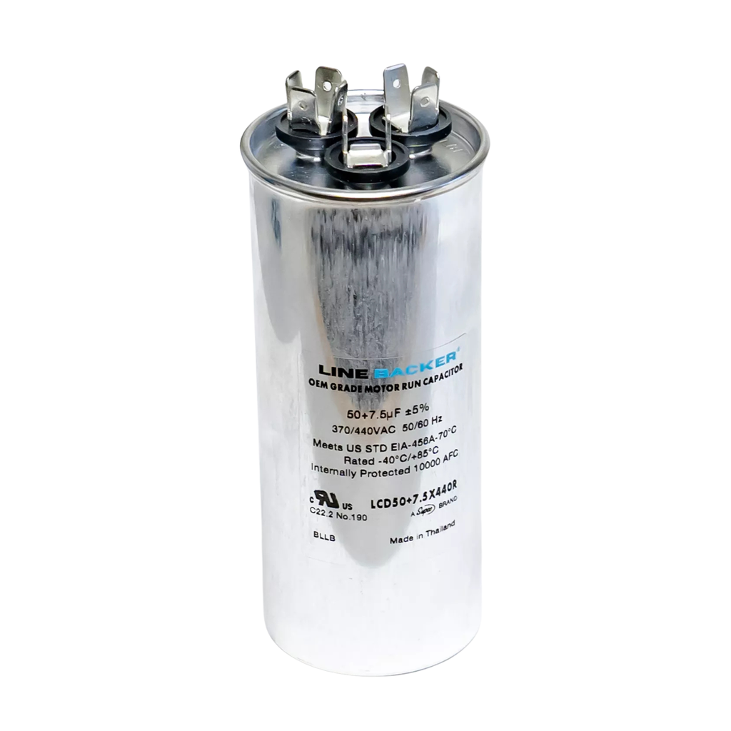 LCD50+7.5X440R LB ROUND DUAL RUN CAPACITOR