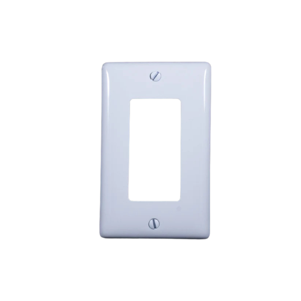 NYLON DEC WALLPLATE FOR P-15DRTW - 2.87X4.62" -WHITE