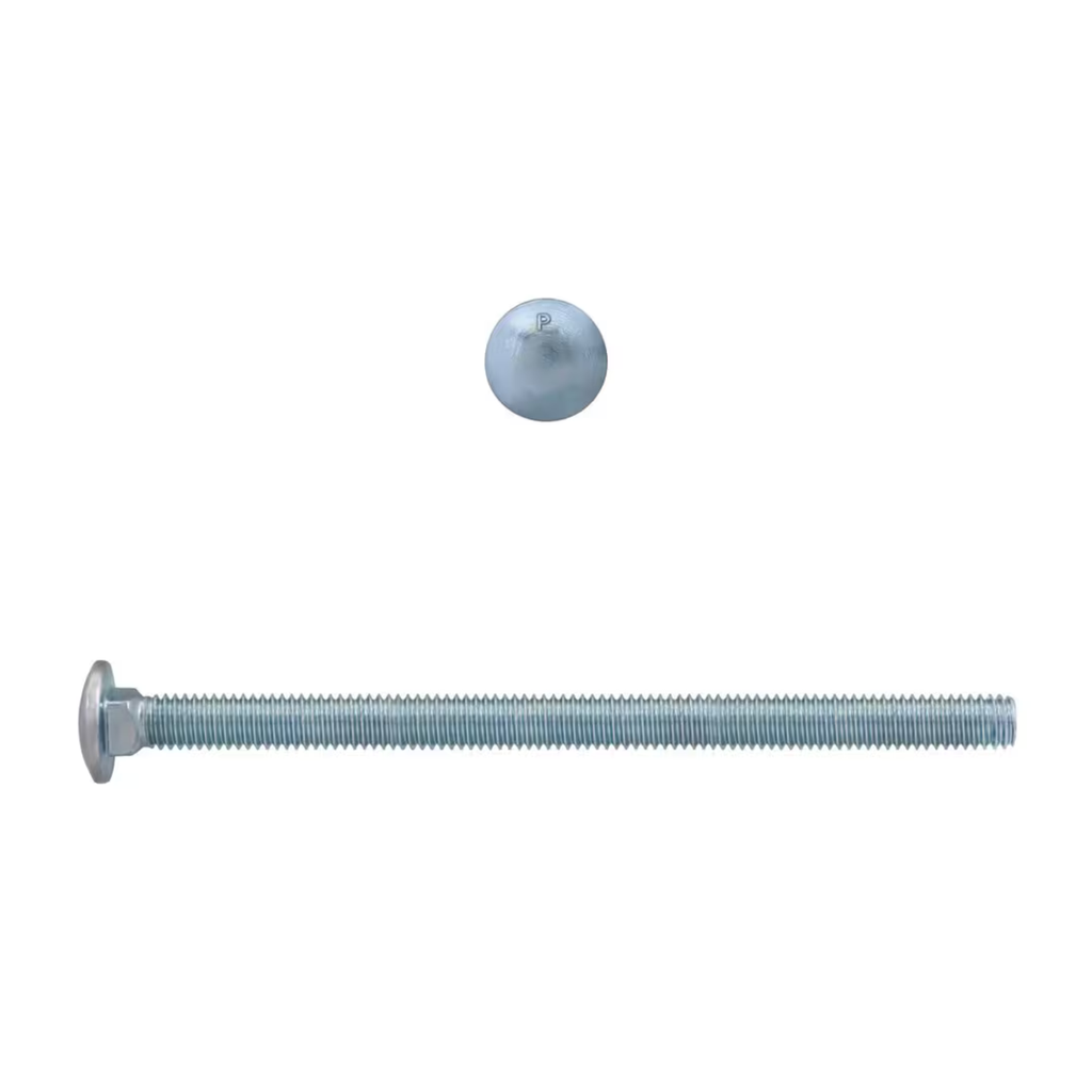 3/8" x 6" CARRIAGE BOLT ZINC PLATED