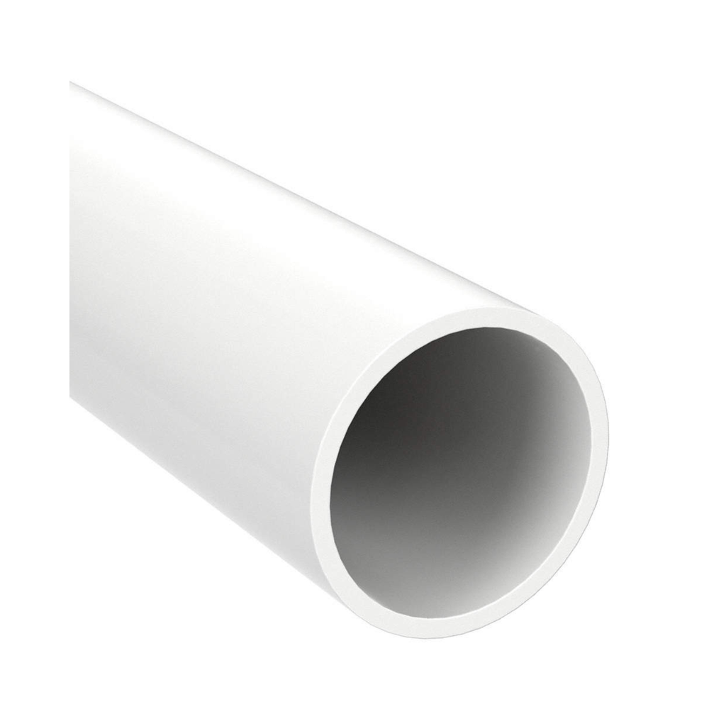 PIPE: PVC, CHLORFIT, 3/4 IN NOMINAL PIPE SIZE, 10 FT L, UNTHREADED, WHITE
