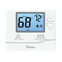 ROBERTSHAW RS8210 MULTI-STAGE 2 HEAT / 1 COOL NON-PROGRAMMABLE THERMOSTAT