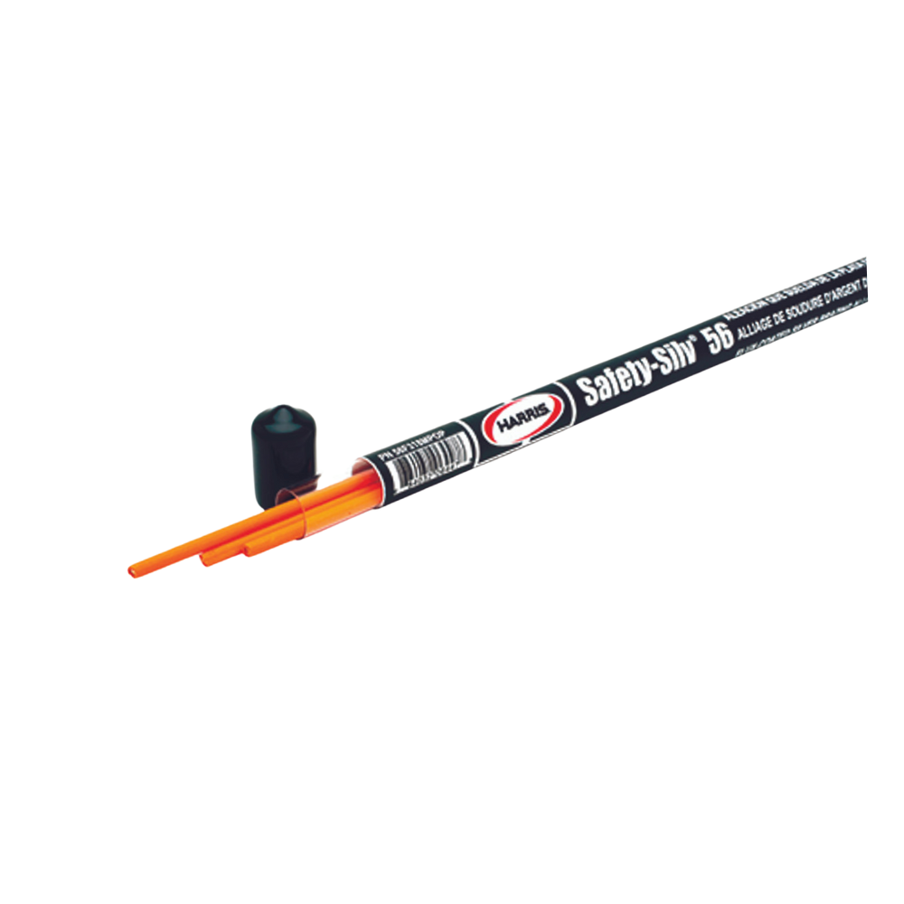 SAFETY-SILV 56 FLUX COATED HIGH SILVER BRAZING ALLOY - 1/16 IN (1.6MM) TUBE I 3 PACK