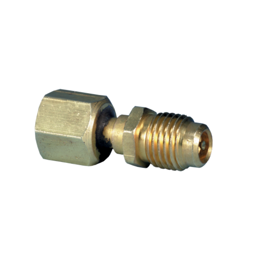 SF8725 ACCESS BODY, 1/4" MALE FLARE, 1/4" FEMALE FLARE - 2 EA