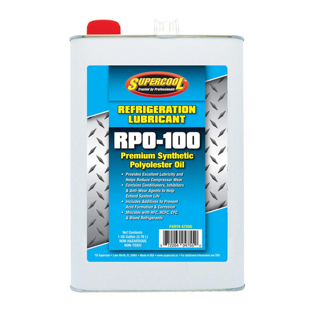 HVAC RPO- 100 VISC. REFRIGERATION LUBRICANT 128OZ