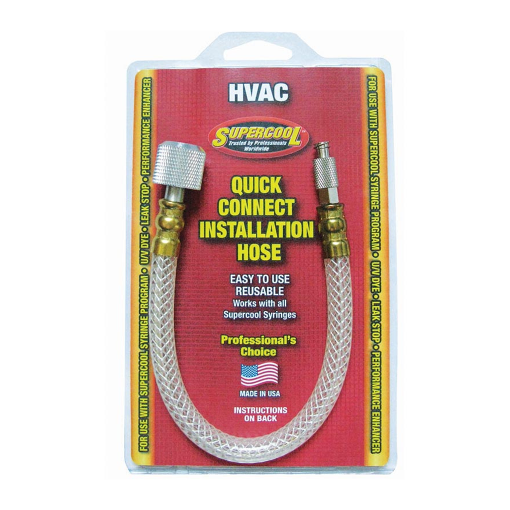 HVAC/R SYRINGE APPLICATION HOSE IN CLAMSHELL (REUSABLE)