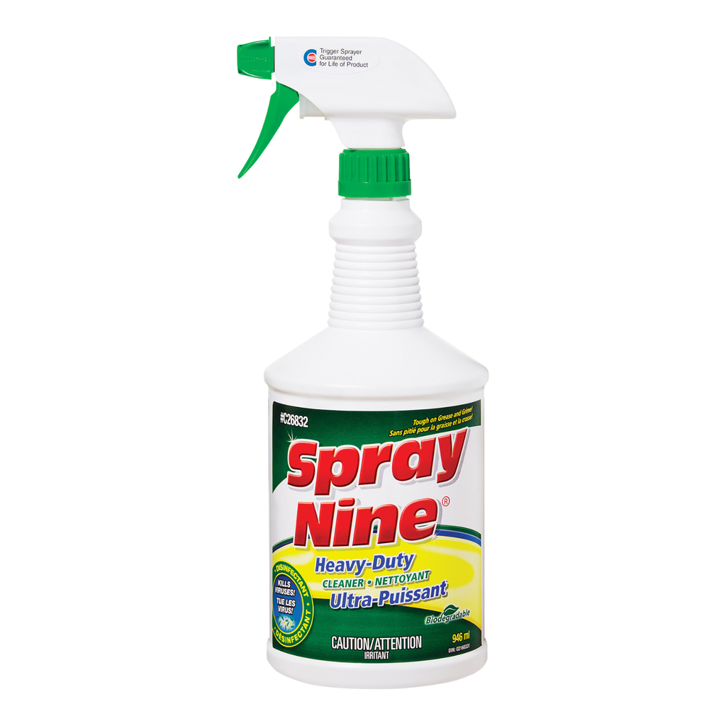 SPRAY NINE MULTI-PURPOSE CLEANER/DISINFECT 946ML