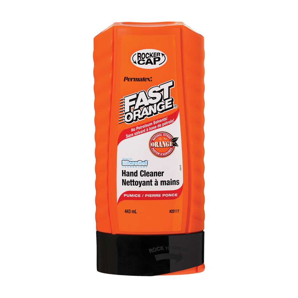 25117 FAST ORANGE HAND CLEANER ; PUMICE LOTION 443ML