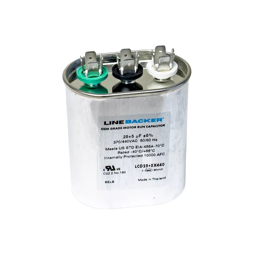 LCD25+5X440 LB OVAL DUAL RUN CAPACITOR