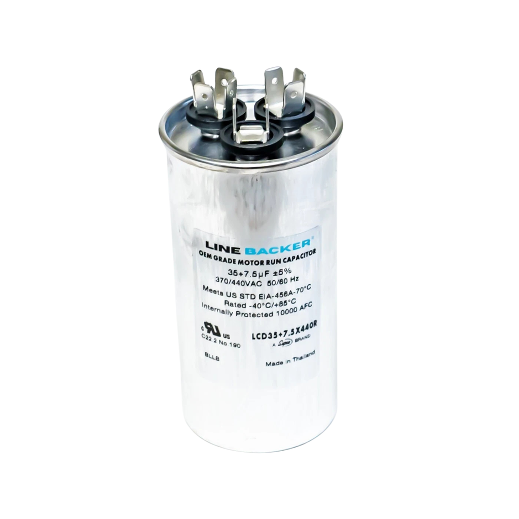 LCD35+7.5X440 LB OVAL DUAL RUN CAPACITOR