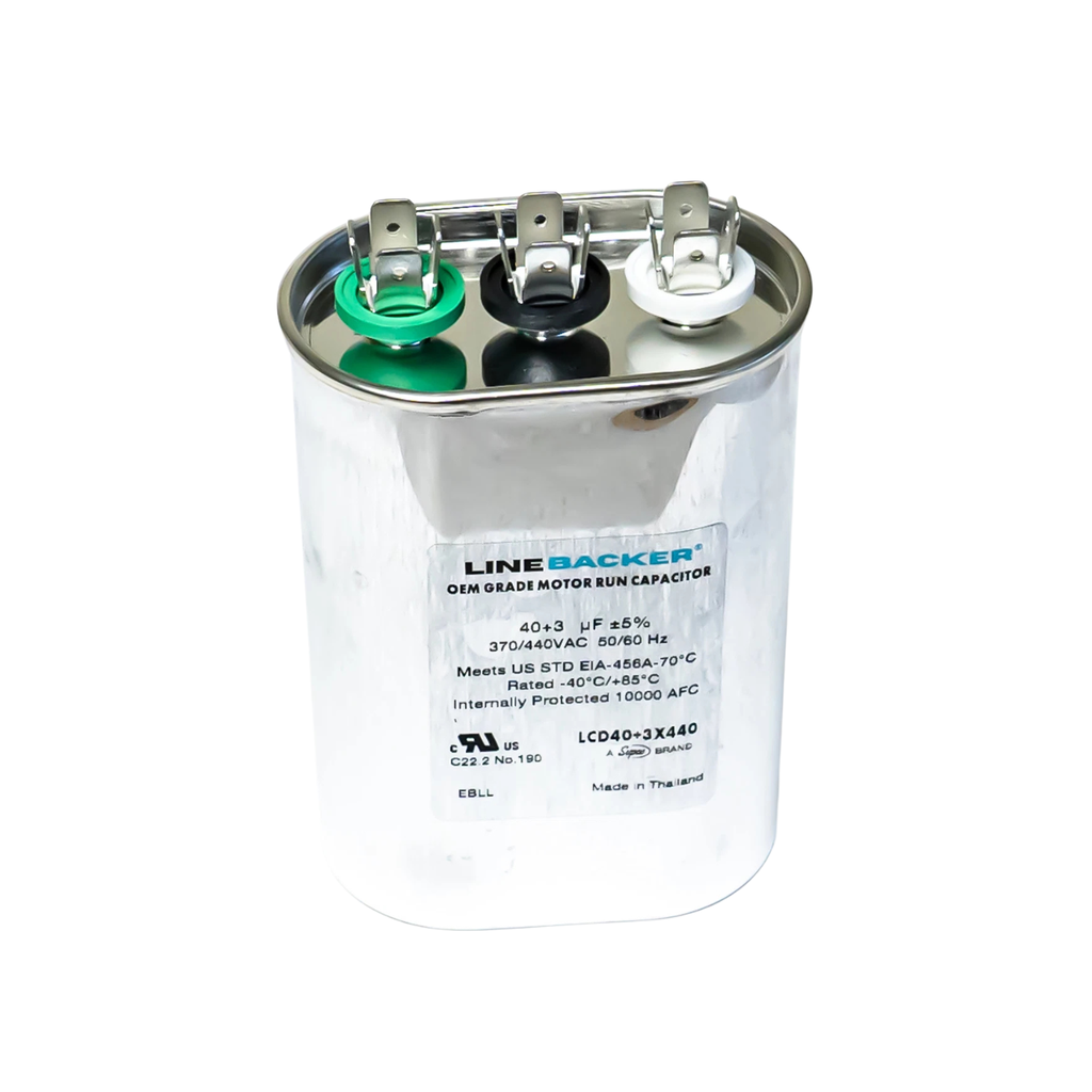 LCD40+3X440 LB OVAL DUAL RUN CAPACITOR