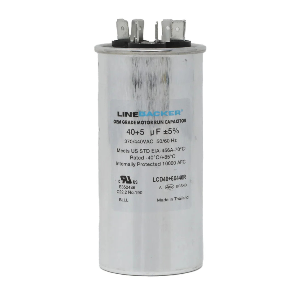 LCD40+5X440R LB ROUND DUAL RUN CAPACITOR