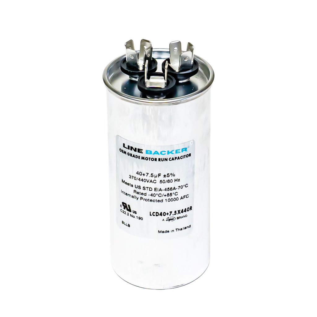 LCD40+7.5X440R LB ROUND DUAL RUN CAPACITOR