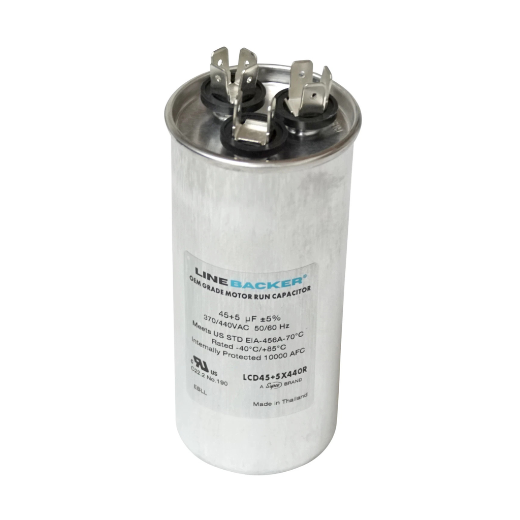 LCD45+5X440R LB ROUND DUAL RUN CAPACITOR