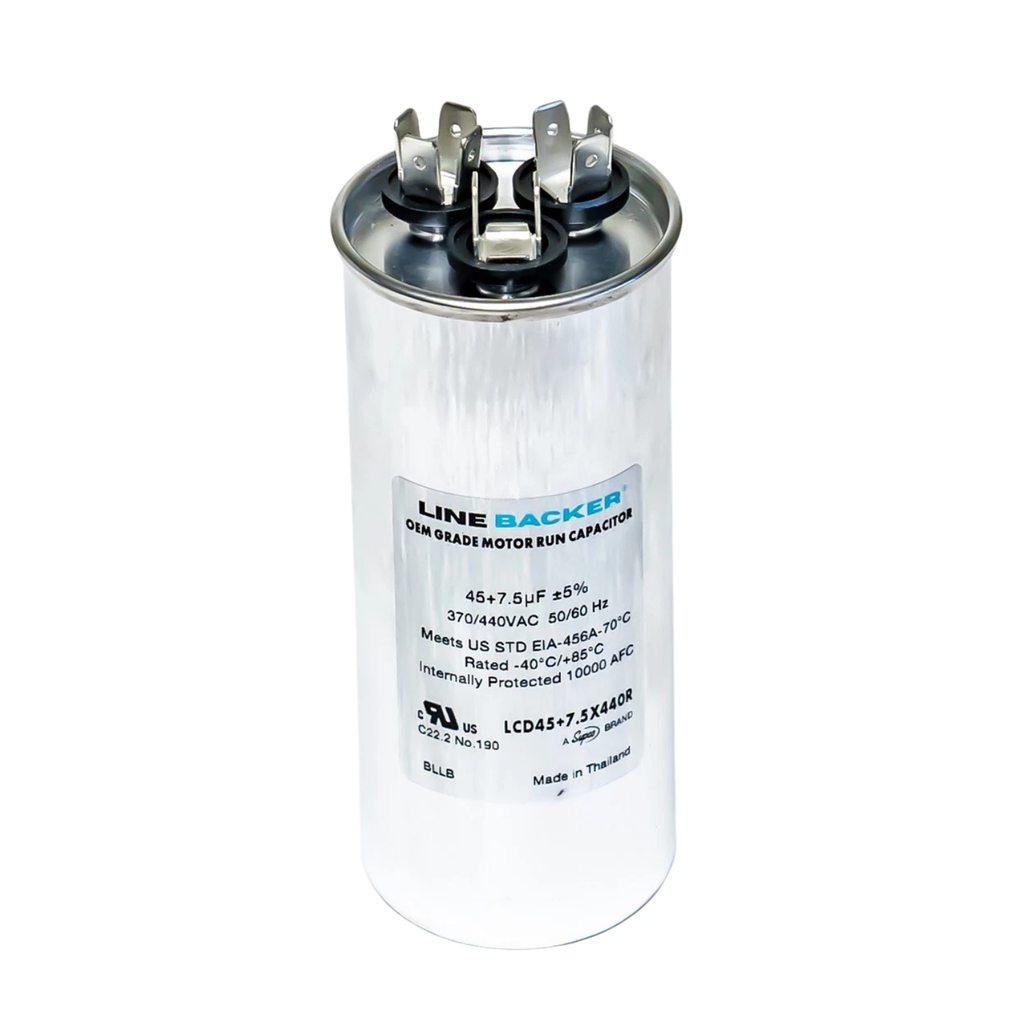 LCD45+7.5X440R LB ROUND DUAL RUN CAPACITOR
