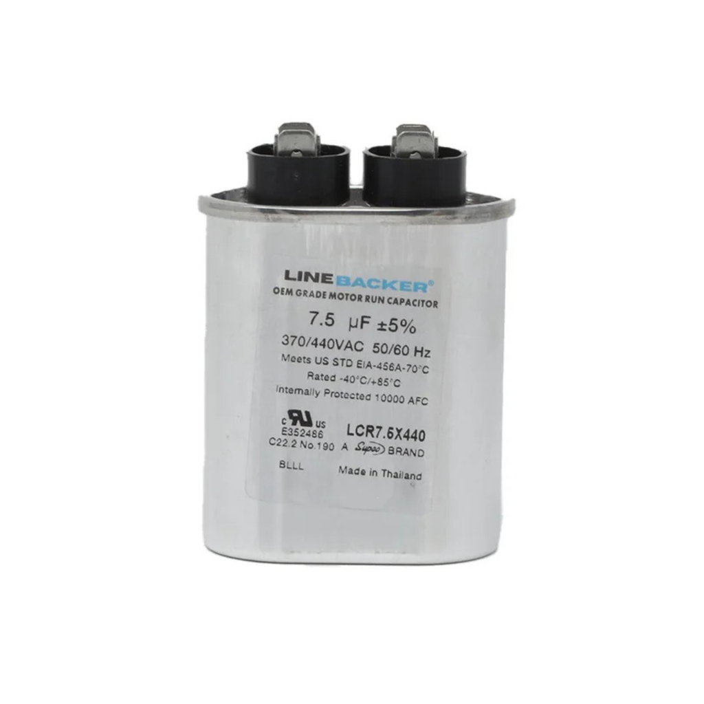 LCR7.5X440 LB OVAL RUN CAPACITOR