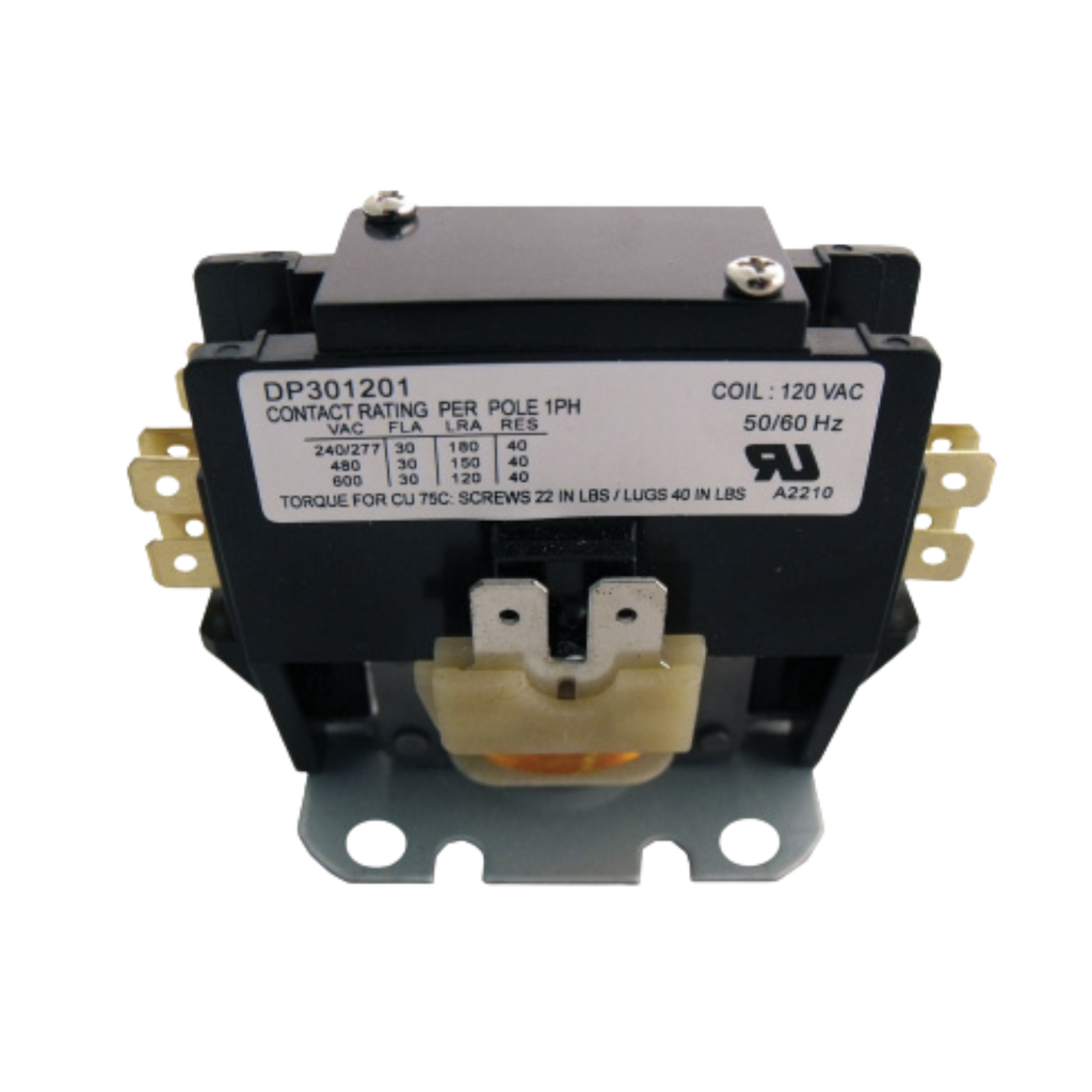 DP301201 CONTACTOR 30A 120V 1.5 POLE