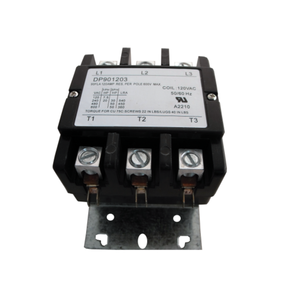 DP901203 CONTACTOR 90A 120V 3 POLE