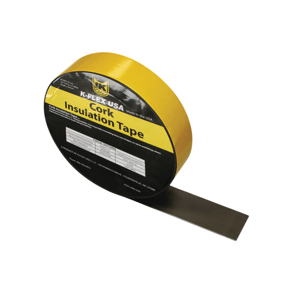 K-FLEX 800-TAPE-CRK CORK TAPE 1/8 THICK X 2 WIDE X 30