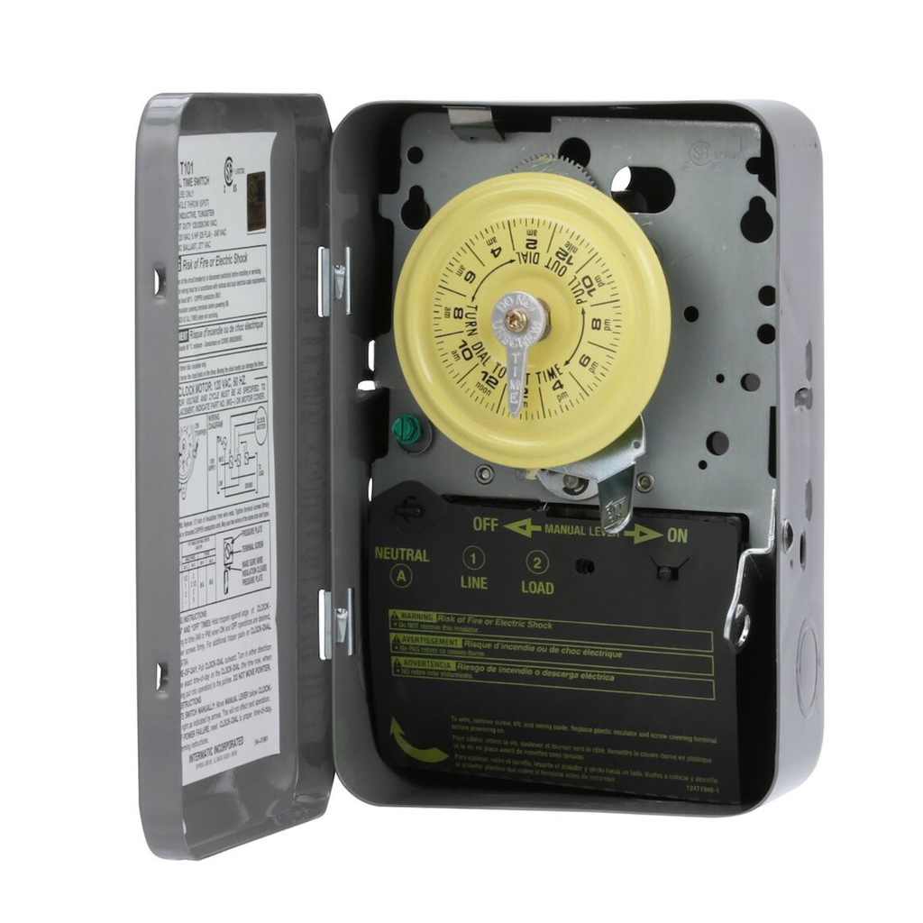 T101 - 24H MECHANICAL TIME SWITCH 120VAC 60Hz SPST
