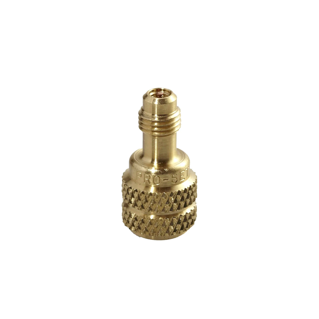 AD44LH 1/4" LH FM X 1/4" M STR ADAPTER W/CORE