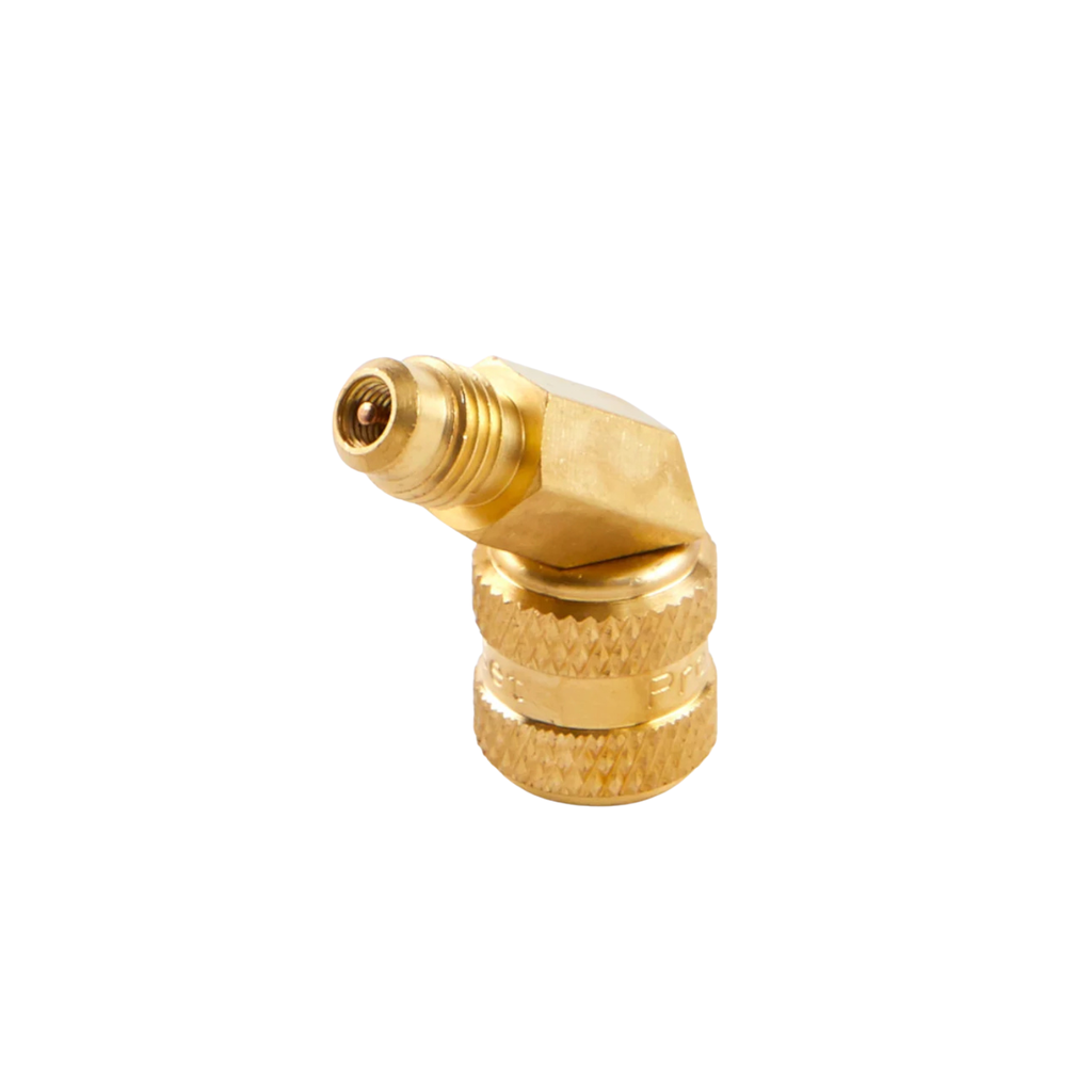 AD44LHS 1/4" LH FM SWIVEL X 1/4" M 55° ADAPTER W/CORE