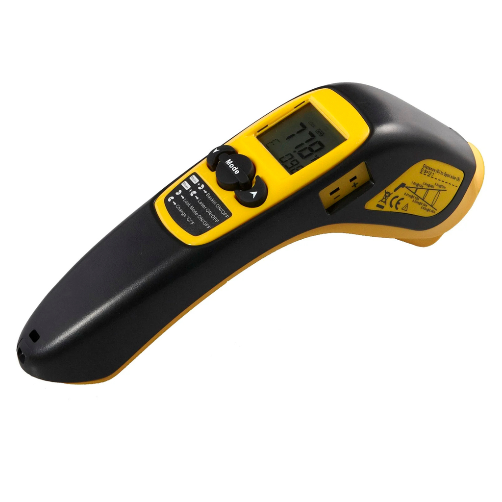 TMINI12 12:1 INFRARED THERMOMETER WITH ADJUSTABLE EMMISSIVITY                             & LASER SIGHT