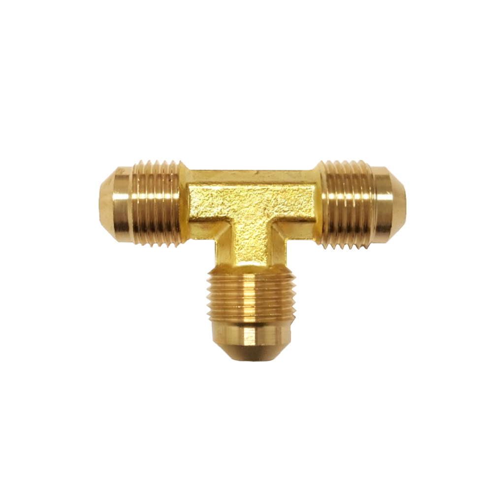 BRASS TEE 1/4 M.SAE