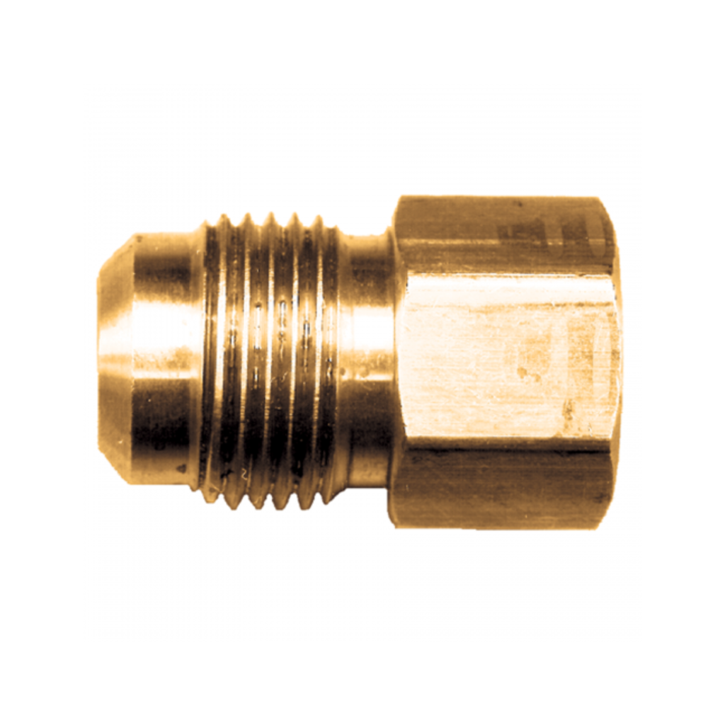 BRASS ADPTR 1/4M.SAEX3/8FPT