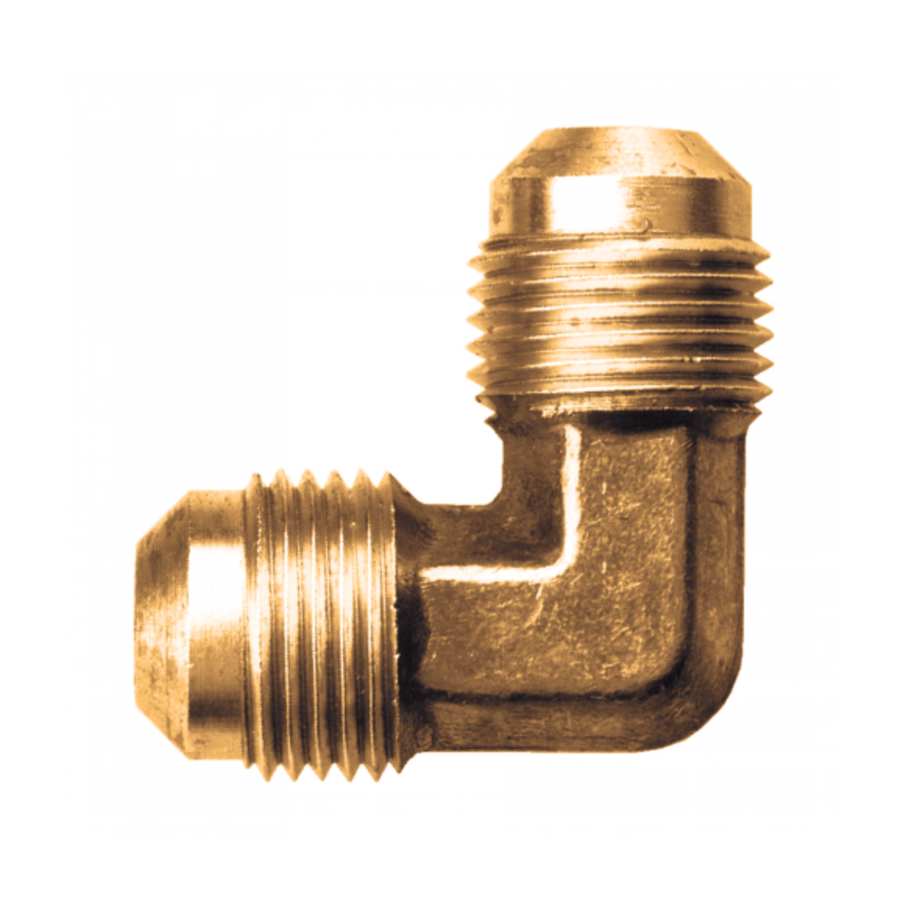 BRASS 90 ELBOW 1/4M.SAE