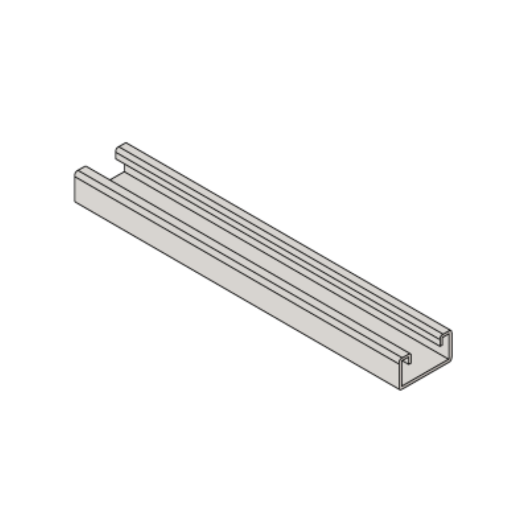 CHANNEL 14 GAUGE 1-5/8" X 13/16"10 FT LONG PRE GALV