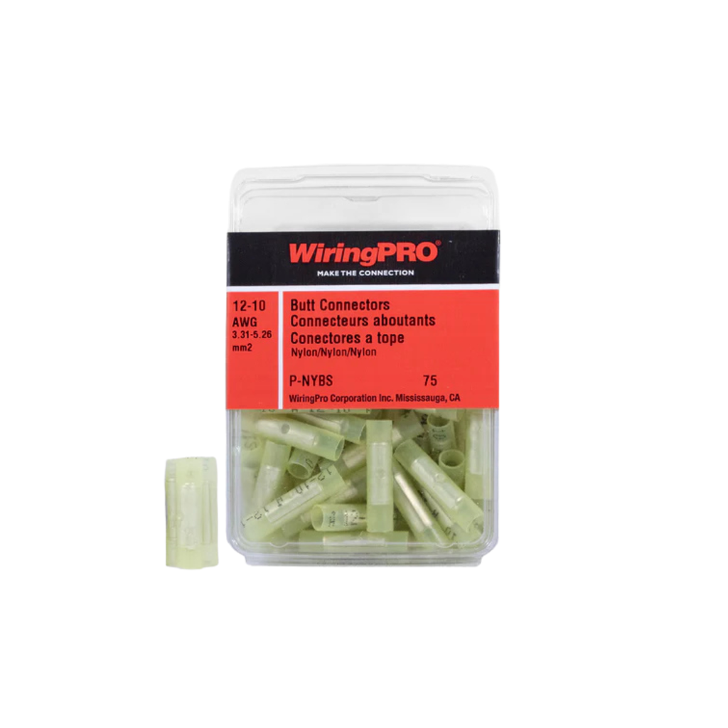 12-10 NYLON BUTT CONNECTOR 75/PKG