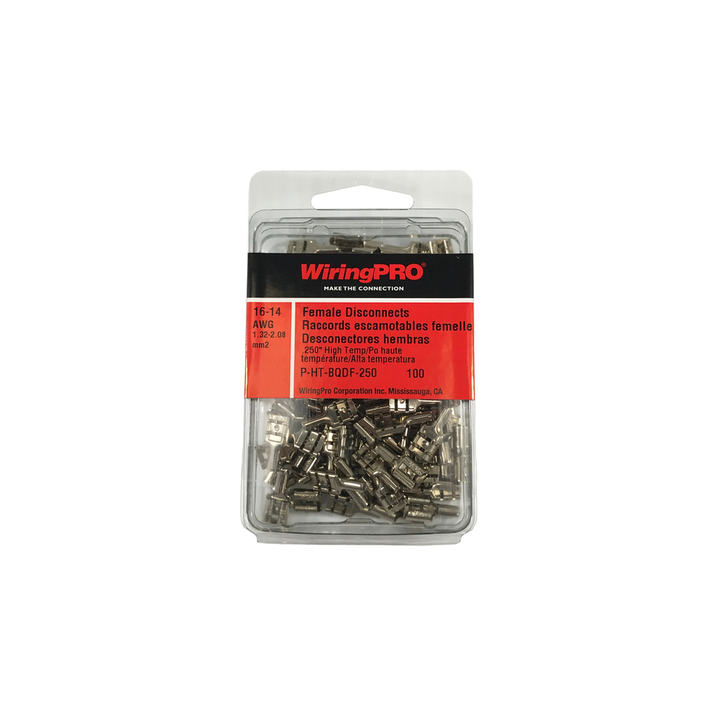 16-14 HIGH TEMP FEMALE QUICK DISCONNECT .250"
100/PKG