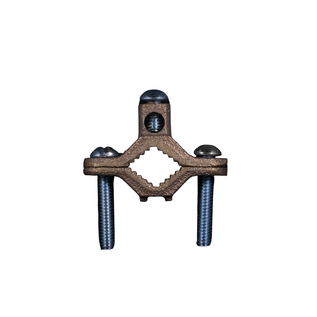 1-1/4" - 2" GROUND CLAMP - BRASS