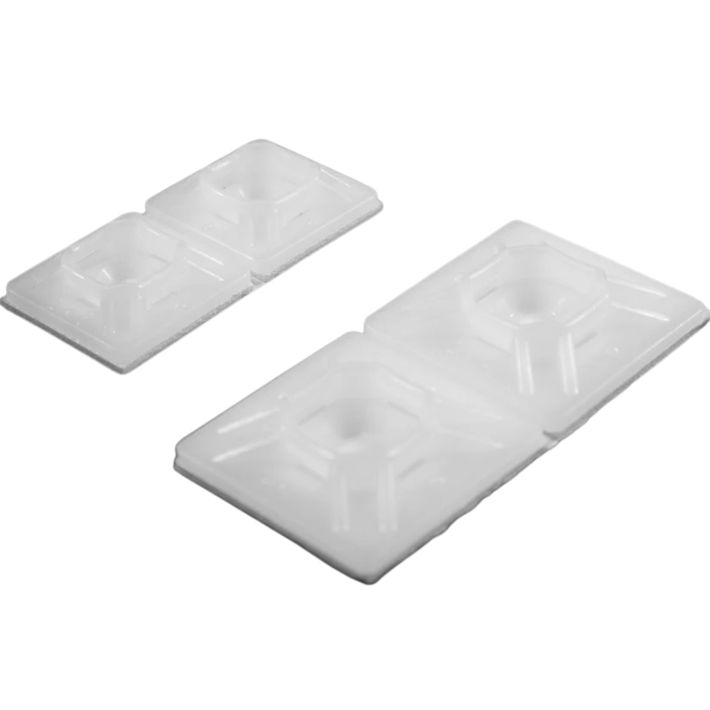 .99" CTMB RUBBER ADHESIVE # 6 SCREW - NATURAL 25/PKG