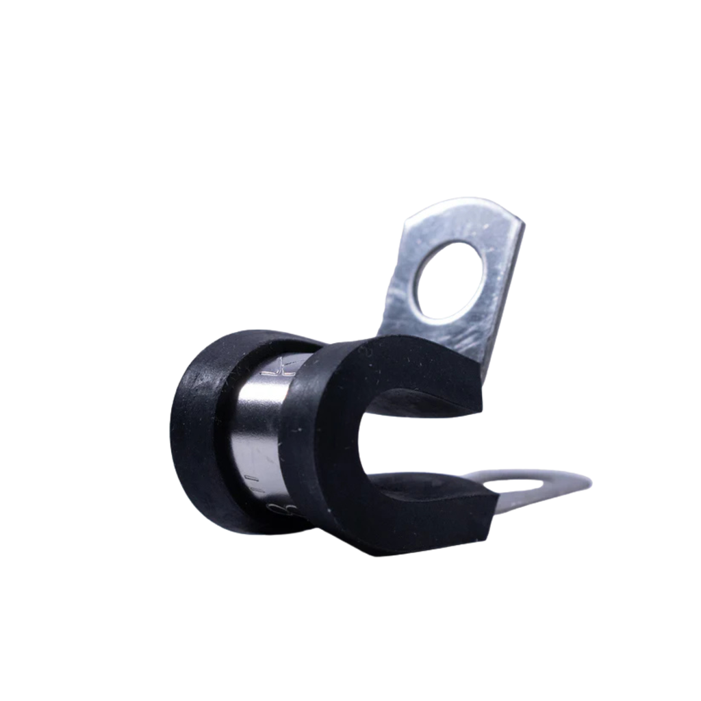 3/8" STAINLESS STEEL CUSHIONED CABLE CLAMP 10/PKG