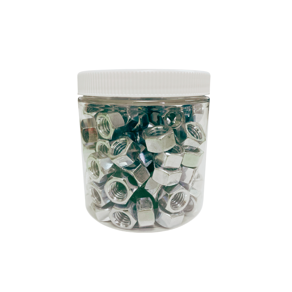 3/8" HEX NUT EG ZINC - 100 PACK