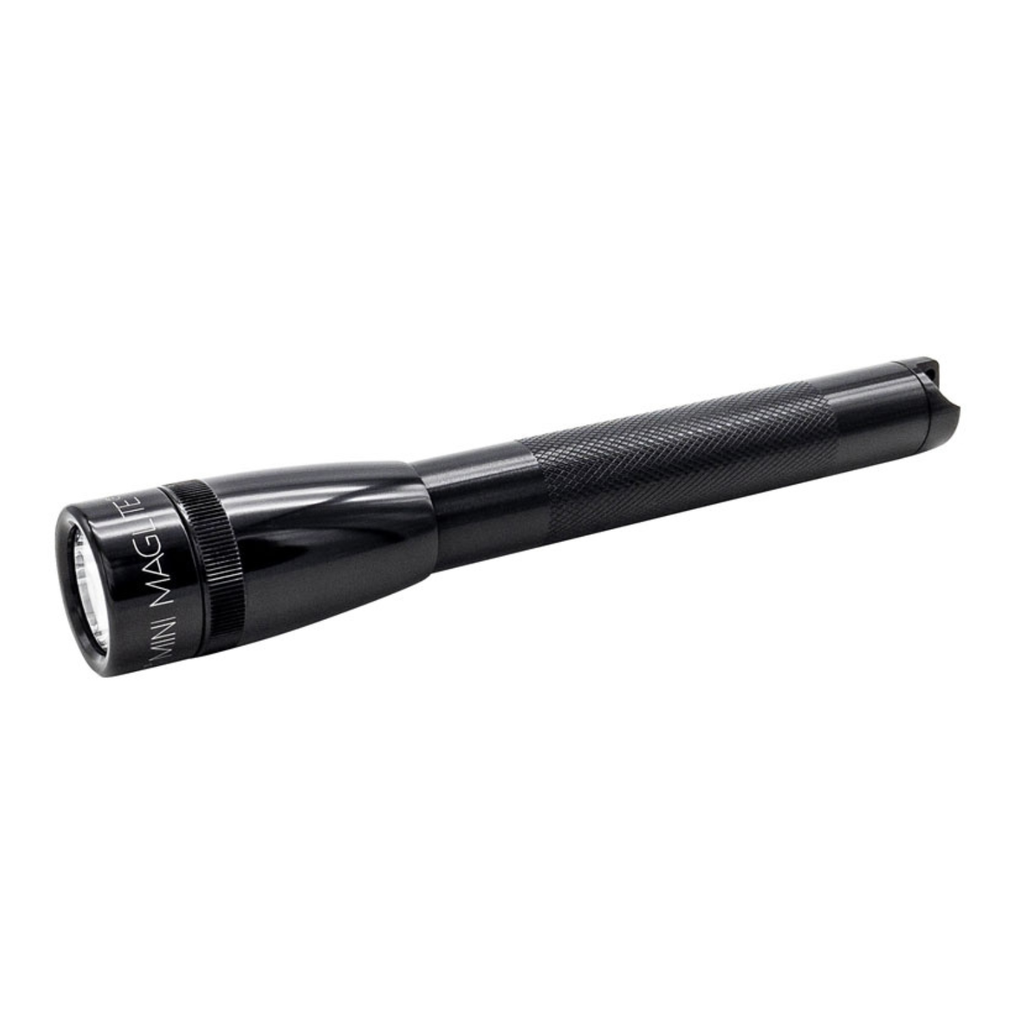 2 CELL AA MINI MAGLITE® LED FLASHLIGHT BLISTER HOLSTER PACK BLACK