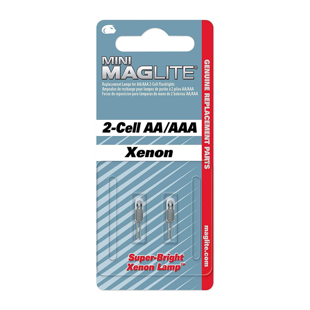 REPLACEMENT LAMP 2/PKG. MINI MAGLITE® AA XENON 