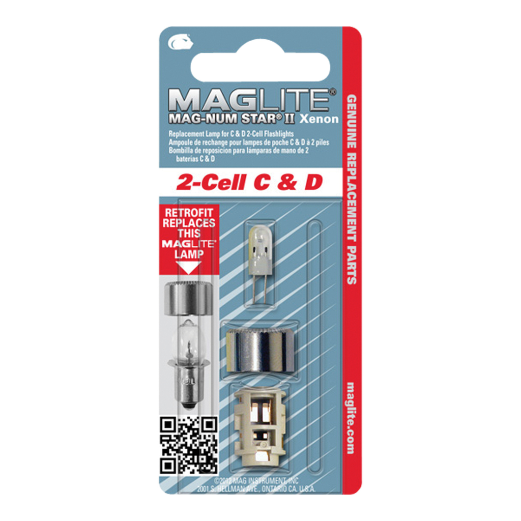 2-CELL C OR D REPLACEMENT LAMP 1/PKG. MAG-NUM STAR® XENON 