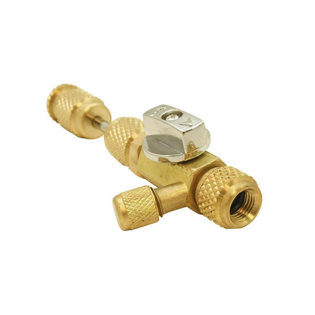 TLVCS 1/4" SAE VALVE CORE REMOVER / INSTALLER TOOL W/ SIDE PORT