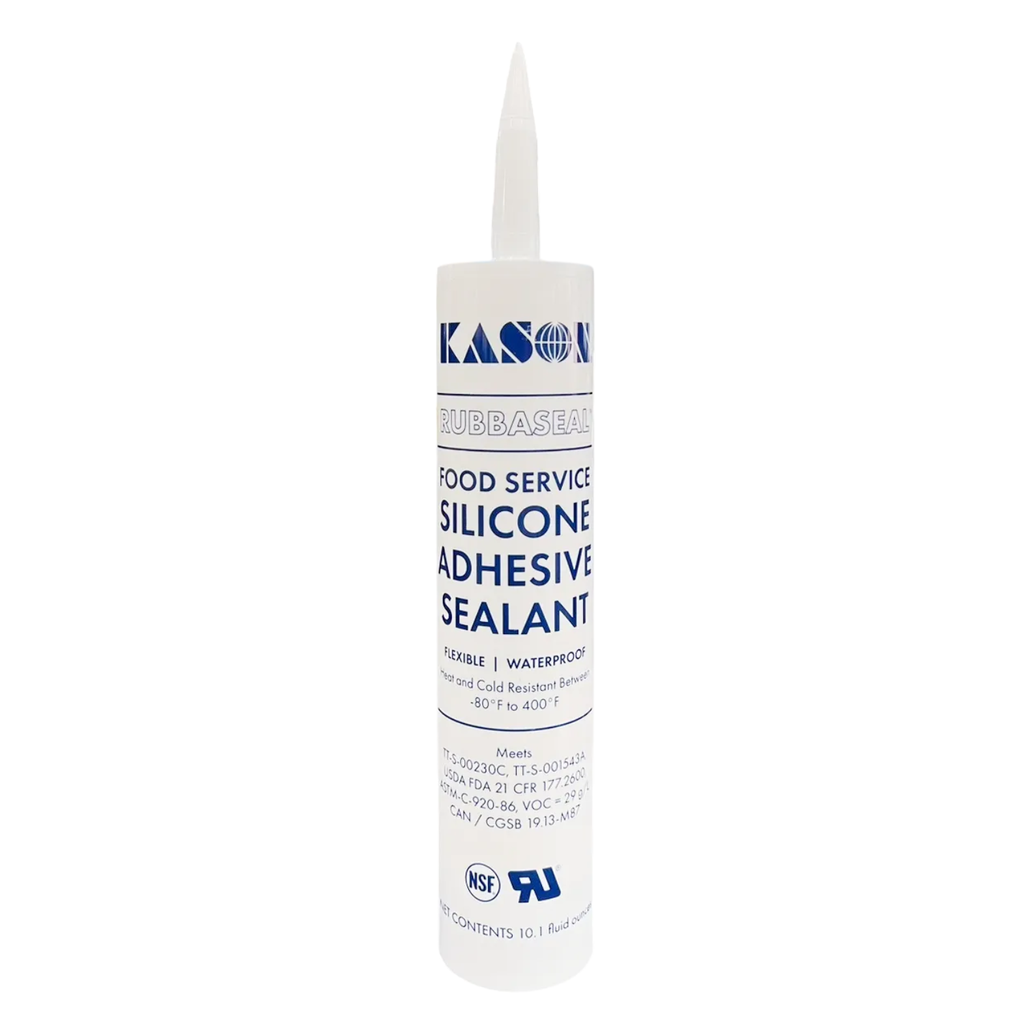 KASON FOOD SERVICE 3700 SERIES RUBBASEAL™ SILICONE SEALANT BLACK 304ml