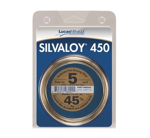 [98000] SILVALOY WIRE 450 .0625 DIA