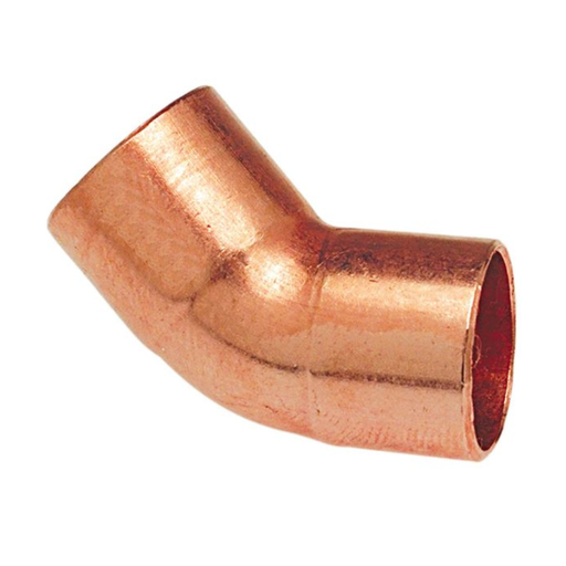 [E4512] 1/2 O.D. CC 45 ELBOW WROT