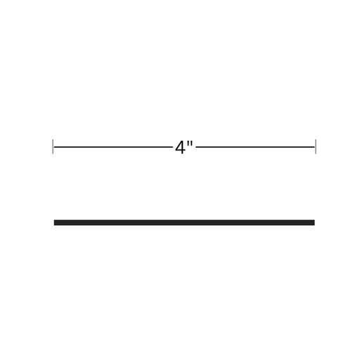 [TRM-F-4-10] TRIM FLAT 4" x 10'