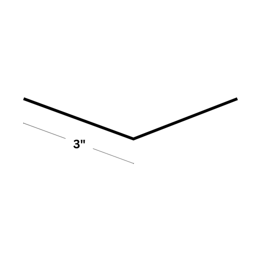 [TRM-OC-3-3-10] TRIM 45° OUTSIDE CORNER 3" x 3" x 10' 