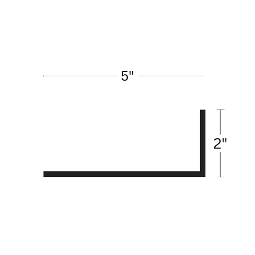 [TRM-OC-2-5-10] TRIM OUTSIDE CORNER 2" x 5" x 10' OFF WHITE