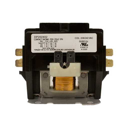 [DP202402] DP202402 CONTACTOR 20A 240V 2 POLE